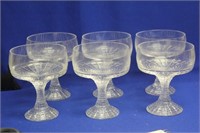 Set of 6 Rosenthal Bleikristall Water Goblets