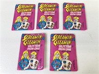 Lot of 5 Packs - Screamin Gleamin Glitter Iron Ons