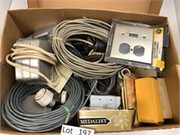 Box of Electronics & Wires