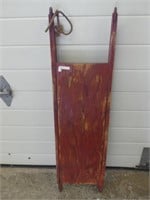 RED PAINTED 42" SLED