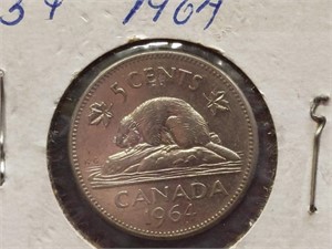 1964 Canadian coin