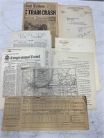 Mixed railroad papers