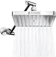 SparkPod Shower Head  Luxury Chrome  8