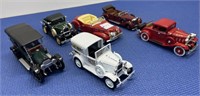 Mini Vintage  Model Cars Assorted , 6 Pcs