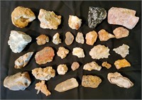 Rock Specimen Crystal Quartz Geode Fossil Lot