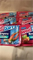 LOT OF 6 SWEET TARTS ROPES TWISTED RAINBOW PUNCH