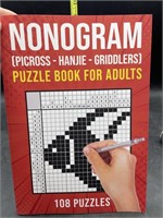 Nonogram puzzle book for adults
