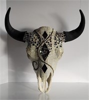 Jeweled Buffalo Skull