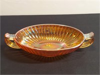 Imperial Glass Iridescent Marigold Open Handle