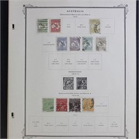 Australia Stamps 1913-1942 Used & Mint collection