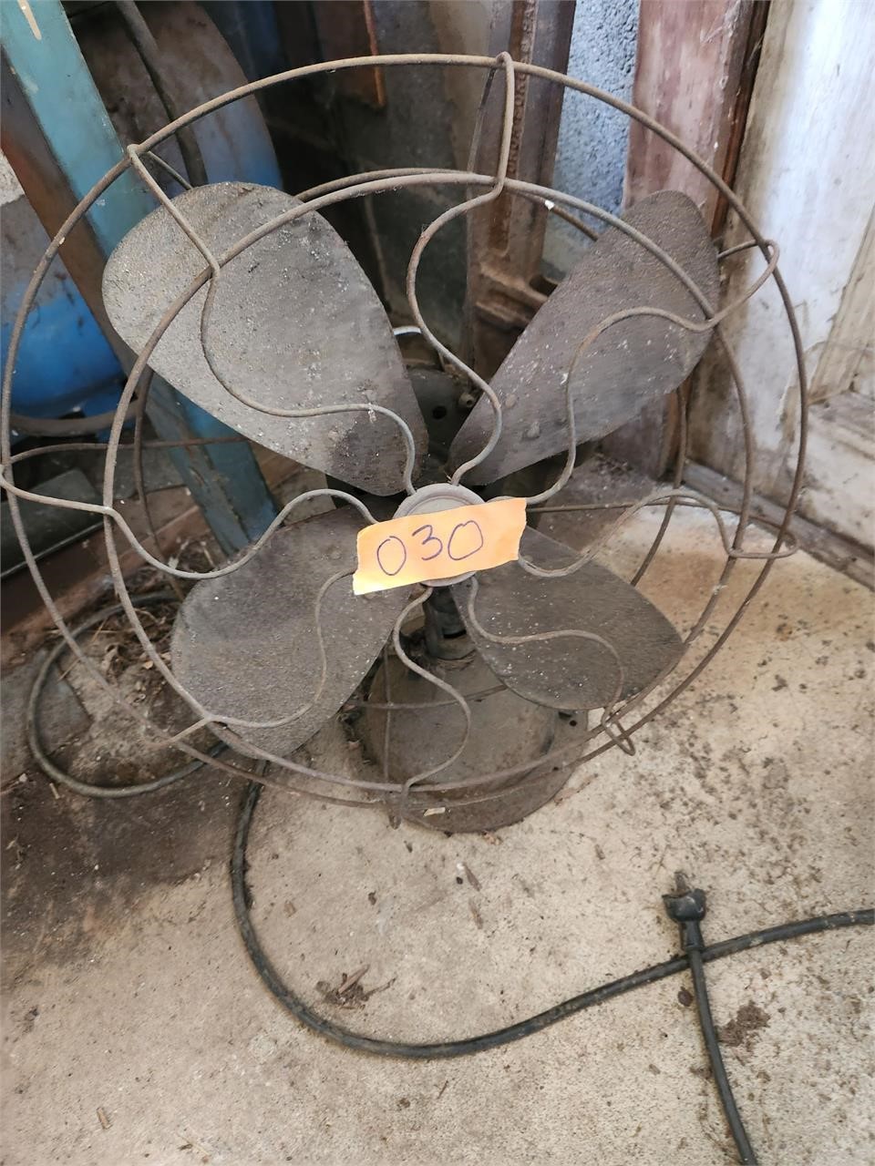 Antique Metal Fan