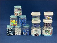 Lot of assorted crafting beads
