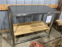 NEW STAINLESS STEEL INDUSTRIAL ROLLING CART