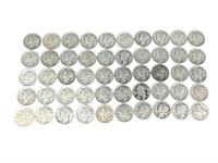 $5 ROLL OF 90% SILVER MERCURY DIMES