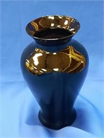 9" Black Amethyst Vase