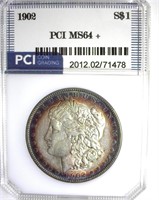 1902 Morgan MS64+ LISTS $400