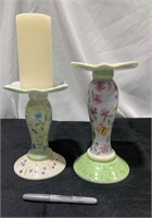 Capriware Ceramic Pillar Candle Holders