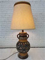 MCM Sisal-wrapped Table Lamp