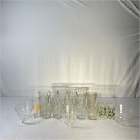 Variety of Clear Glass Glasses