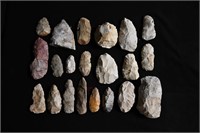 10 Chert Knives/Scrapers Found in the Midwest Unit