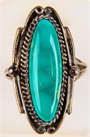 Jewelry Sterling Silver Turquoise Stone Ring