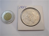 Canada $1 1951 unc