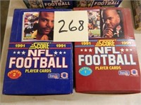 2 Full Boxes Of 1991 NFL Player Cards (Ser. 1&2)