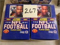 2 Full Boxes Of 1991 NFL Player Cards (Ser. 2)
