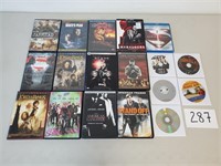 18 DVDs / Blu Rays