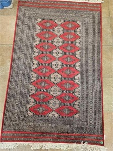 PAKASTAN HAND KNOTTED 100% WOOL RUG
