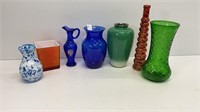Misc vases, different sizes and shapes