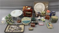 Tins, Cake Stand, Flatware, Displays