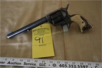 Colt single action Army .45 revolver w/antler grip