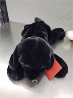 FAO Schwarz Stuffed Black Dog