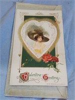 Vintage Valentine greeting postcard