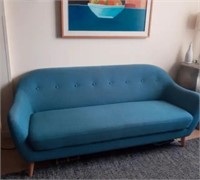 MCM Calla Blue Sofa-Calia Canape en Tissu Bleu