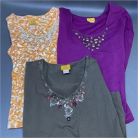 3 Ladies Medium Ruby Rd Tops