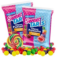 6 PACK Sweet Sour Chewy Fusion Candy 3 OZ