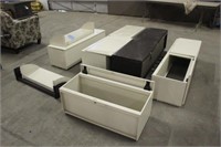 (5) Cubical Cabinets & (3) Cubical Shelves,