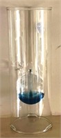Glass Oil Lamp - 12" tall