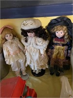 3 Collector Dolls