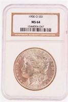 Coin 1900-O  Morgan Silver Dollar NGC MS64