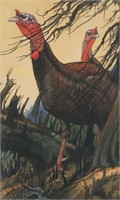 Charles Livingston Bull Illustration Turkeys