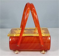 C. 1950's Lucite Handbag