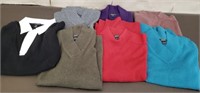 Lot of 7 Privé Cashmere Sweaters. Sz L/XL