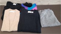 Lot of 4 Wool/Angora Blend Sweaters & 1 Skirt. Sz