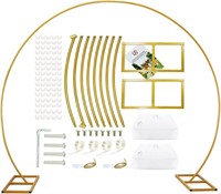 Gold Metal Balloon Arch for Events  9.5ft