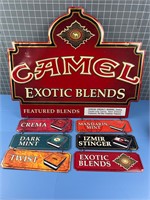 CAMEL EXOTIC BLEND METAL VINTAGE SIGN LARGE