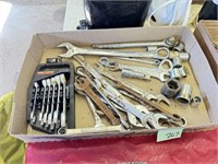 Flat of Wrenches & Sockets