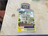 Vincennes Phone Book & George Rogers Clark Wooden
